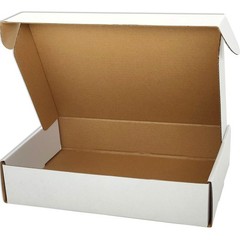50 Pack 9x6x2 inch White Small Shipping Boxes Mailer Corrugated Cardboard