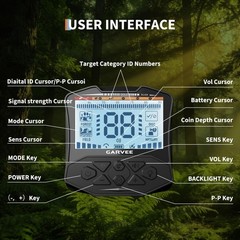 Deep Ground Metal Detector For Adults Underwater Beach Yard Waterproof Seeker US