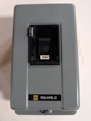 Square D 2510TBG1 AC Manual Starter 1HP 115V 2HP 230V 2 Pole 1 Phase NEMA 1