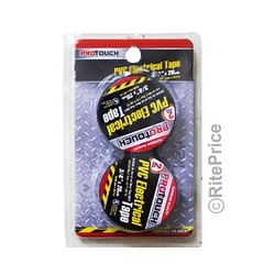 6 Rolls General 3/4″ X 20 yds Vinyl PVC Black Insulated Electrical Tape 3 Pk-New