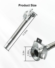 2 Pack Flexible Jerry Can Spout Nozzle NATO Fuel Can Long Neck Replacement Parts