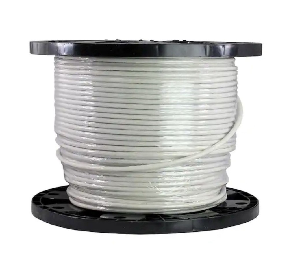 500 Ft 6 Awg Stranded Copper Thhn Wre Southwire Or Cerrowire (WHITE)