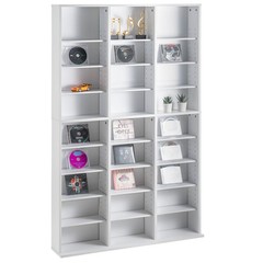 Media Storage Cabinet, 9 – layer DVD Shelf Holds up to 756 CDs, Adjustable CD