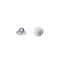 10Pcs/Pk Dental Ortho Lingual Buttons Mesh Base Metal Button MIM/Hollow/Bondable