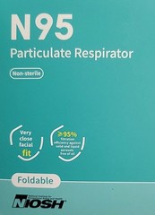 10 BYD Care Personal Use Disposable N95 Particulate Respirator Face Masks