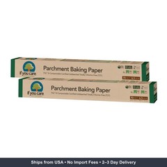 If You Care Parchment Baking Paper 70 Sq Ft Roll, Unbleached, Chlorine Free, Gre
