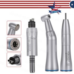 Dental Slow Low Speed Straight Handpiece Air Motor 4Holes E-type NSK STYLE WY4