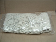 2 COTTON COMMERCIAL 12 OZ UTILITY MOP HEAD MADE USA BY AMERICAN TEXTILE IN MD.
