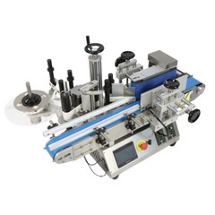 MT-100 Automatic Round Bottle Labeling Machine, Glass Bottle Label Applicator