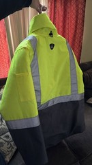 3m RefrigiWear 8250 Hi-Vis Yellow/Gray Reflective Insulated Safety Jacket, Small