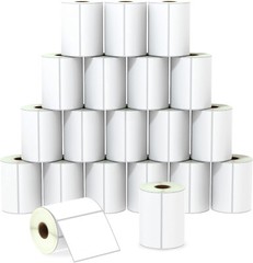 1-40 Rolls 4×3 Direct Blank Thermal Shipping Label Barcode Sticker – Zebra Rollo