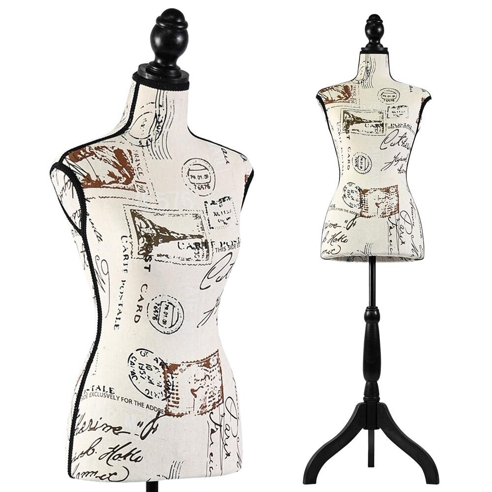SereneLife Female Dress Form Mannequin Torso Display Mannequin Body