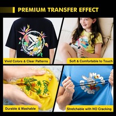 A-SUB DTF Powder Film Kit – DTF Bundle Starter Kit for Sublimation Transfer A4