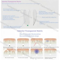 Clear Matrix Dental Anterior Posterior Transparent BT Matrices Fit BioClear