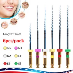 Endodontic Dental Root Canal NITI Files Rotary Endo Files 31MM SANDENT