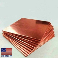 1PC 99.9% Pure Copper Copper plate Red copper sheet T2 Cu Metal 2mm*100mm*100mm