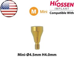 US Dental Healing Abutment Cover Screw Mini Hex Fit Oss Hiossen Implant Platform