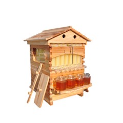 Automatic Bee Hive Boxes beehive + 7x Bee Frames Honey Bee House Beekeeping US