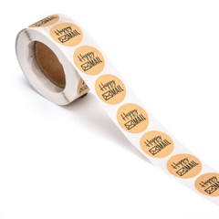 Happy Mail Sticker Labels 500 each per roll Great for Orders Crafts work & Fun