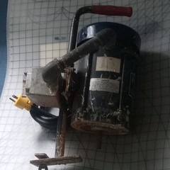 INDCO MEC-20 PAIL PAINT MIXER 5 Gallon 120V “WORKS/MISSING BLADE & ROUND PART”