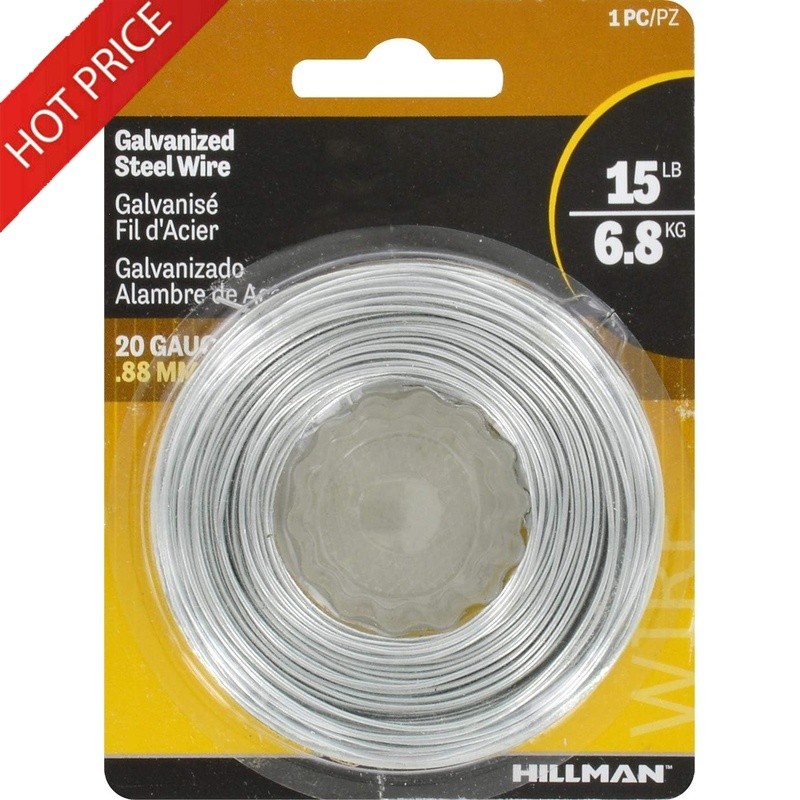 20 Gauge Galvanized Steel Hobby Wire Cable 175ft Strong Durable Crafting Rope US