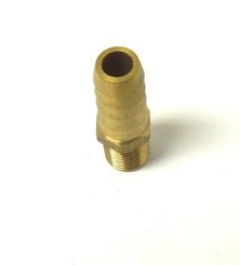 Hose Barb for 3/8″ ID Hose X 1/4″ Male NPT Hex Body Brass Fuel Fitting <201A-6B