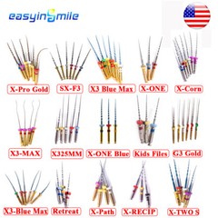 6PCs Dental Endo Rotary Files Endodontic Niti Files X-Pro Gold Taper 21/25/31MM
