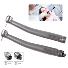 ASkeadnt NSK Style Dental High Speed Handpiece Push Button Turbine 2Hole 4Hole