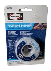 PLUMBING SOLDER Silver Bearing Solid Wire Solder 3 oz #327790 NEW
