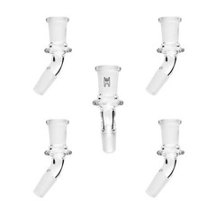 14mm Female To 10mm Male Glass Adapter 45 degree Connector (5 pack)