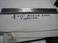 3/8″ TITANIUM ROUND ROD BAR 6 AL-4VELI 1 pc. 12″LONG MEDICAL GRADE 23