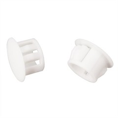 50 Pack 1/2″ Plastic Flush Type Hole Plugs Snap In Locking Hole Tube Screw Caps