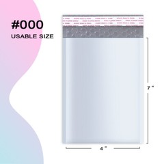 up to 500pcs Poly Bubble Mailers Padded Envelopes Shipping Mailing Bags ANY SIZE