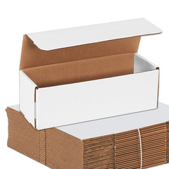 White Shipping Boxes 12″L X 4″W X 4″H, 25-Pack – White Box Crush-Proof Mailers f