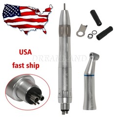 Dental Slow Low Speed Straight Handpiece Air Motor 4Holes E-type NSK STYLE WY4