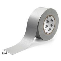 3 Rolls of Grey Duct Tape Heavy Duty Version, 2 Inches x 30 Yards Per Roll, 90yd