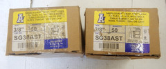 (100) Arlington Industries SG38AST Snap-Tite 3/8 in. Saddlegrip Connectors NEW