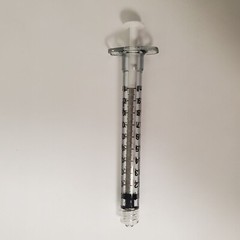 BD Syringe 1ml Luer-Lok tip Pack of 50 #309628 Brand New