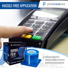 Blue Barrier Film, Plastic Sheets, Tape for Dental Tattoo Medical Adhesive Roll
