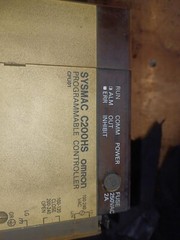 Omron C200HS-CPU01-E Sysmac PLC CPU Module Unit, 100-120/200-240VAC 120VA