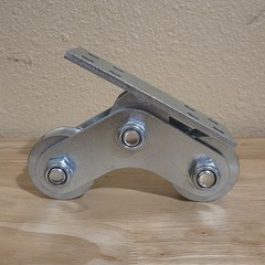 2″ Groove Wheel U-Shaped Sliding Gate Caster Heavy Duty for Sliding Gate