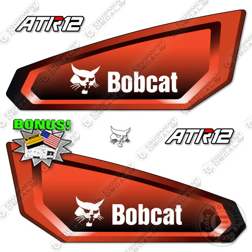 Fits Bobcat ATR12 Decal Kit Roller – 7 YEAR OUTDOOR 3M VINYL!