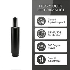 8.5 Inches-10.9 Inches Office Chair Cylinder Parts, 2,4in Stroke,Heavy Duty 1…