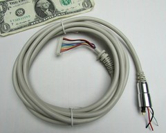 New 12-Conductor Round Stranded Control Cables, Cords Strain Relief 22 & 26 AWG