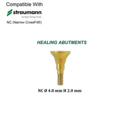 US Dental NC Platform Healing Abutment Cap Fit Straumann ITI BL/BLT Implant