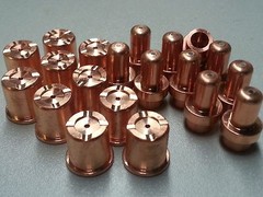 20px 1521 + 1304 Plasma Torch Nozzles Electrodes Cebora CP-50 CB50 PR0116 PD0088