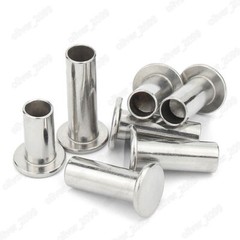304 Stainless Steel Thin Flat Head Semi Tubular Rivets M2 M2.5 M3 M4 M5 M6