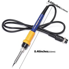 YIHUA 907F Replacement Soldering Iron Handpiece/Handle for Yihua 939D+/1000B…