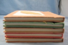 5 Handmade Natural Paper Blank Book-Journal-Diary-Notepad-Dream Book-Memo NOS