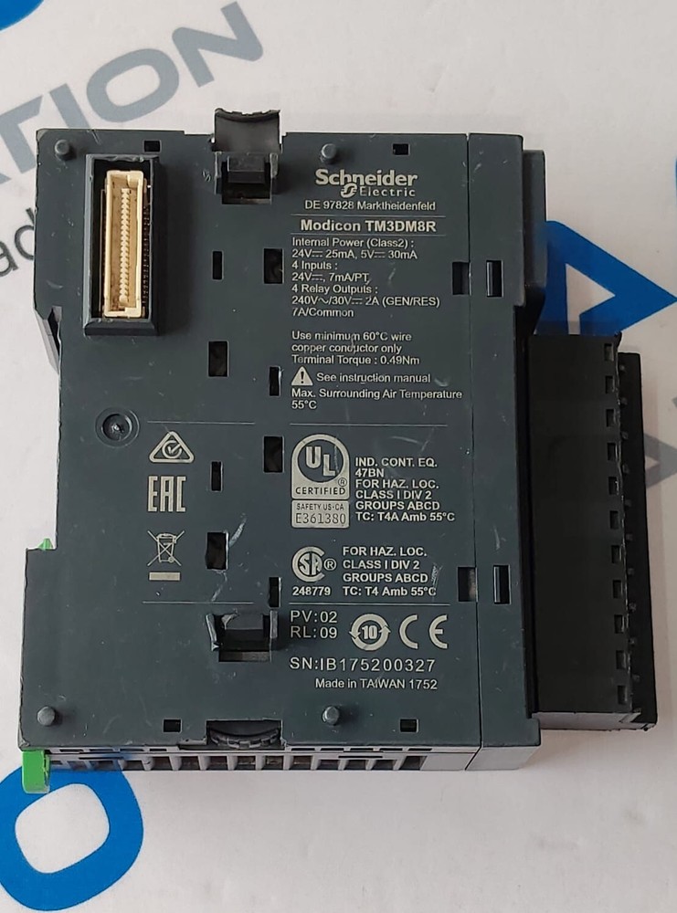 SCHNEIDER ELECTRIC Modicon TM3 Discrete I/O MODULE 4 INPUTS, Schneider TM3DM8R